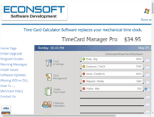Tablet Screenshot of econsoft.com